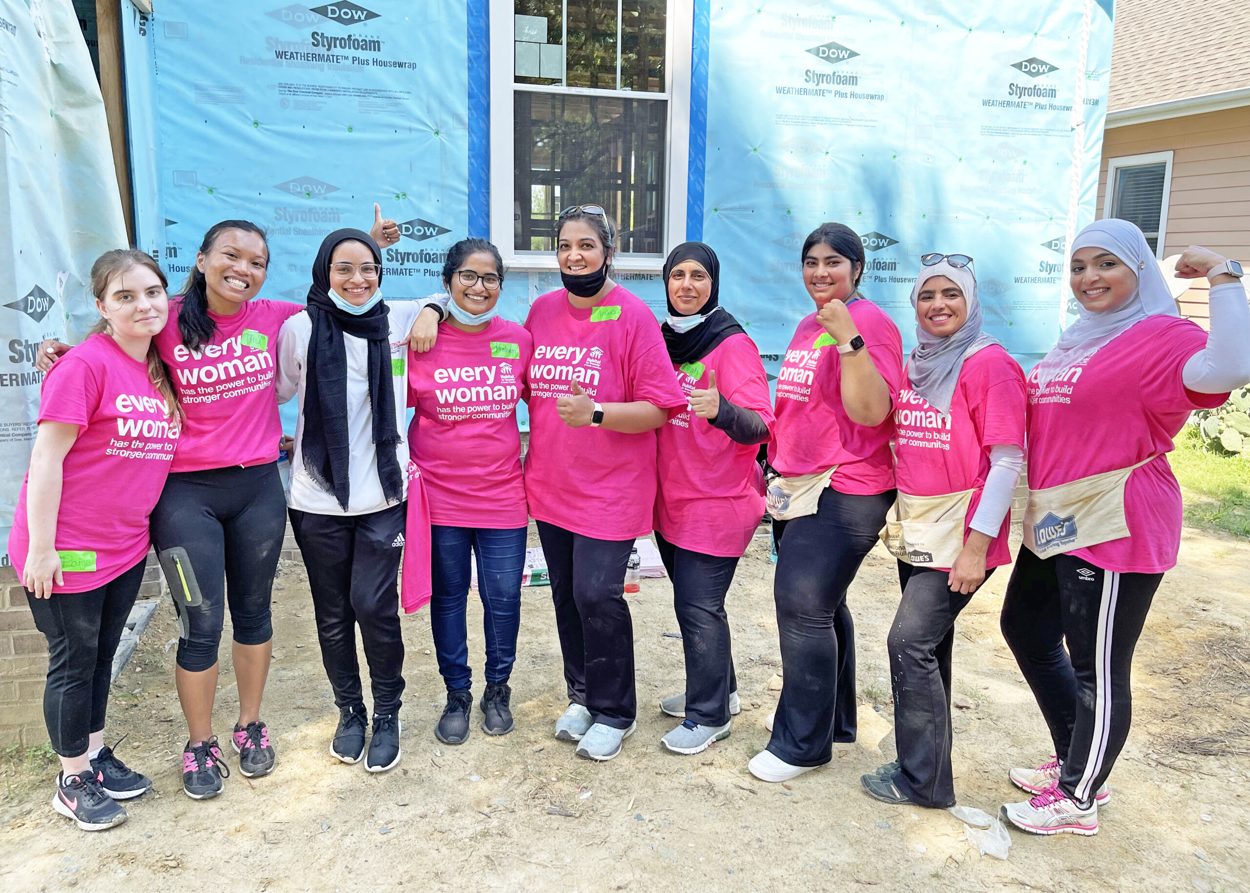 Women Build 2021 Team Muslims of the Triad