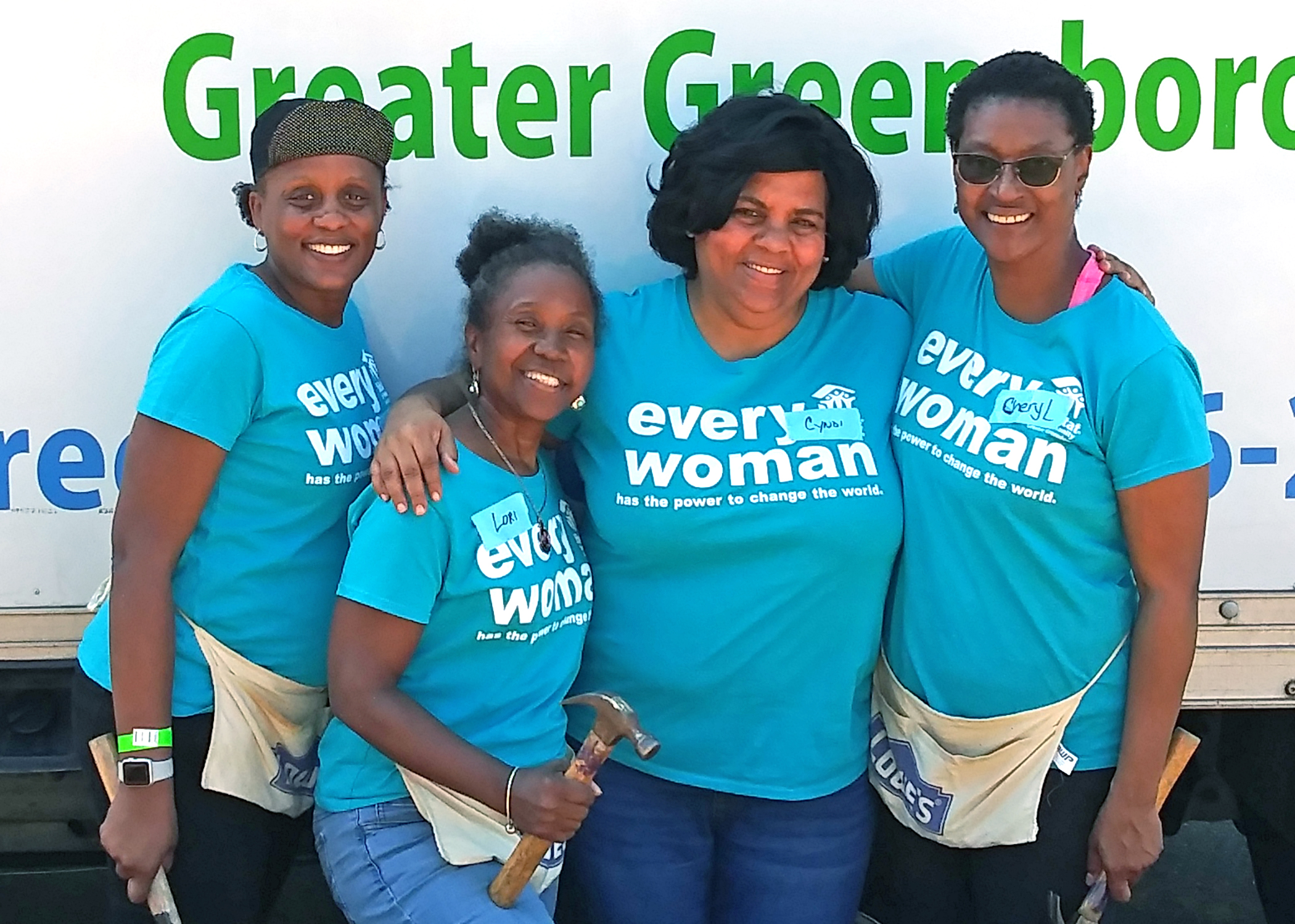 Calvary Christian Women Build Volunteers