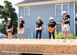 Adil and Bouchra Wall Raising