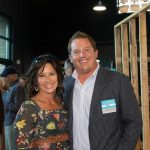 First Horizon sponsors, Brian and Courtney Smith, smile at the 2023 Blueprints and Bubbly event.