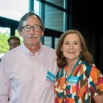 Cone sponsors Mark and Kaye Brassfield smile at the 2023 Blueprints and Bubbly event