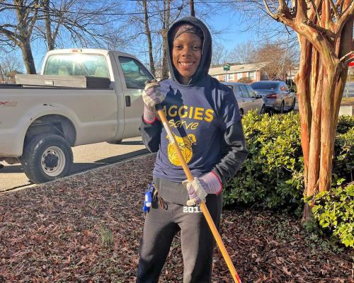 NC A&T Student Volunteers