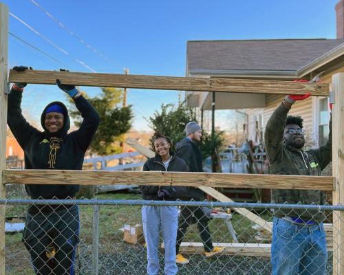 NC A&T Student Volunteers