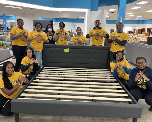 NC A&T Student Volunteers