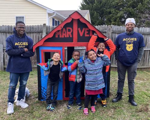 NC A&T Student Volunteers