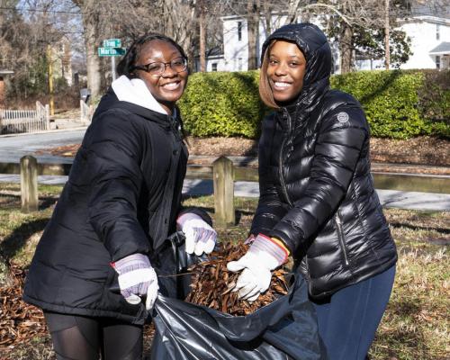 NC A&T Student Volunteers